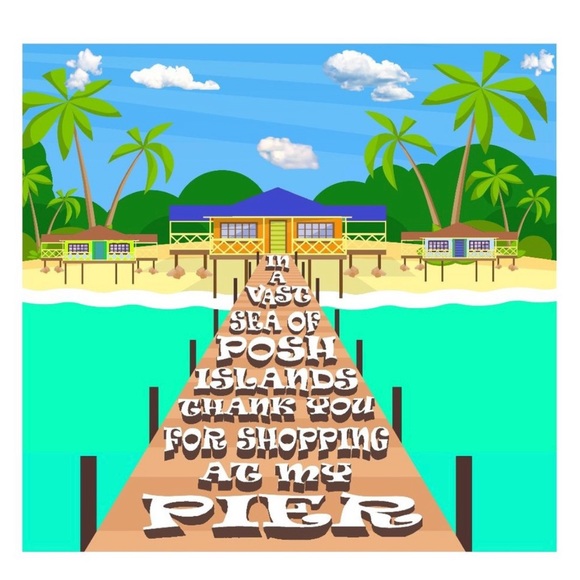 50 Square Stickers Tropical Island PRICE IS FIRM - Picture 2 of 2